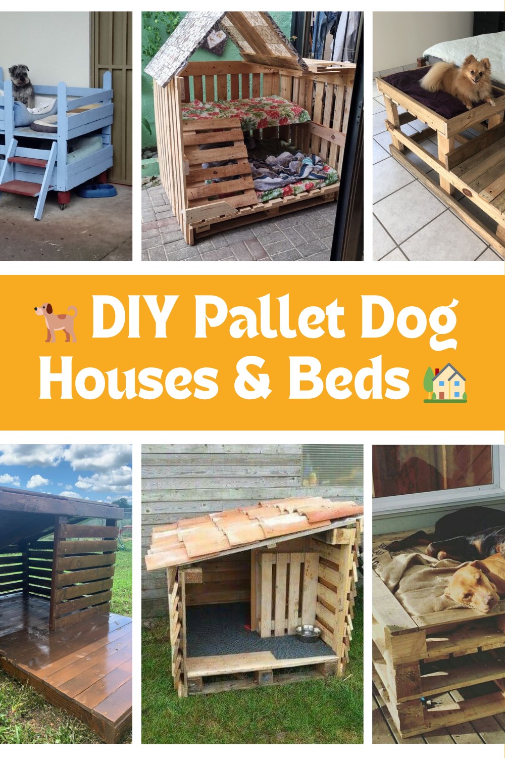 Looking to create a unique, budget-friendly retreat for your dog? 🐕 Our DIY guide shows you how to craft durable and charming dog houses and beds from pallets. Perfect for beginners and woodworking pros alike, these projects add style and comfort to any outdoor space. 🌿 Watch our step-by-step videos and get inspired by various creative designs to build the ultimate sanctuary for your beloved pet! 🛠️ #DIYDogHaven #PalletCrafts #PetParadise